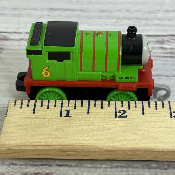 Thomas The Train Percy Trackmaster Push Along Diecast Metal Tank Engine - Picture 8 of 9